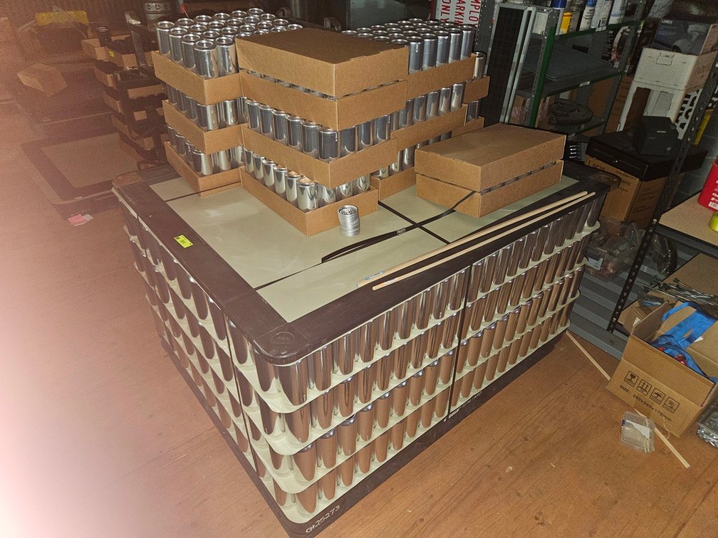 Pallet of 16 oz. Aluminum Cans