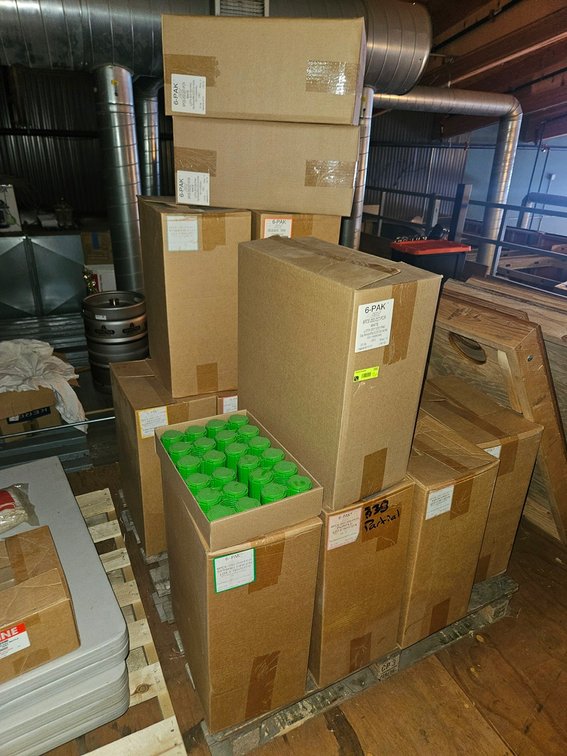 13 Cases Plastic 6-Pack Holders, Assorted Colors, Approx. 500 Per Case