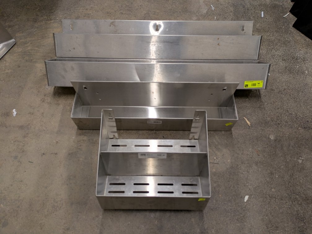 3 Assorted SS Speedrails, 12" to 32"