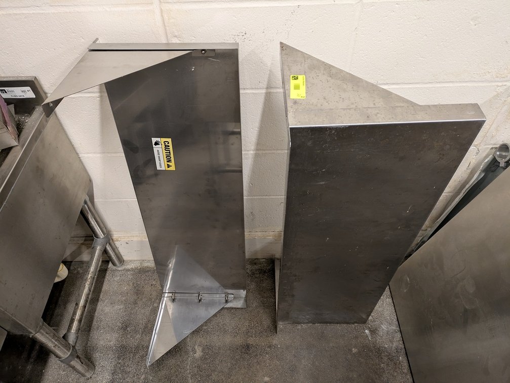 2 SS Wall Shelves, 36"x12"