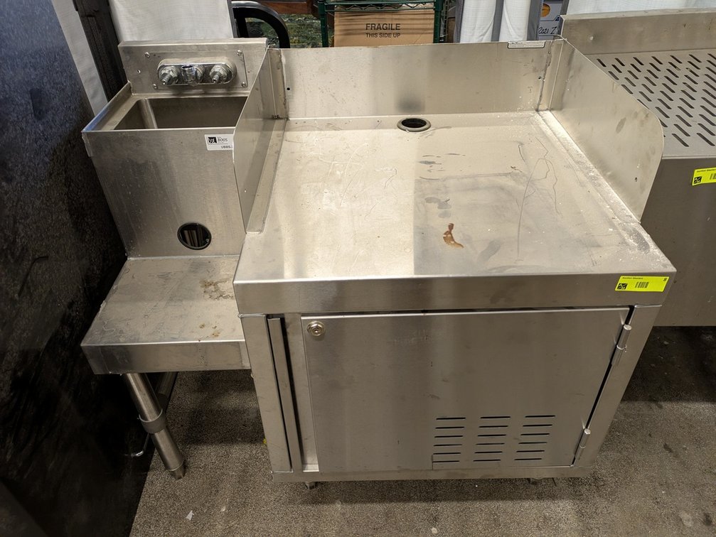 SS Underbar Drain Board 24"x24" and Hand Sink 12"x20"