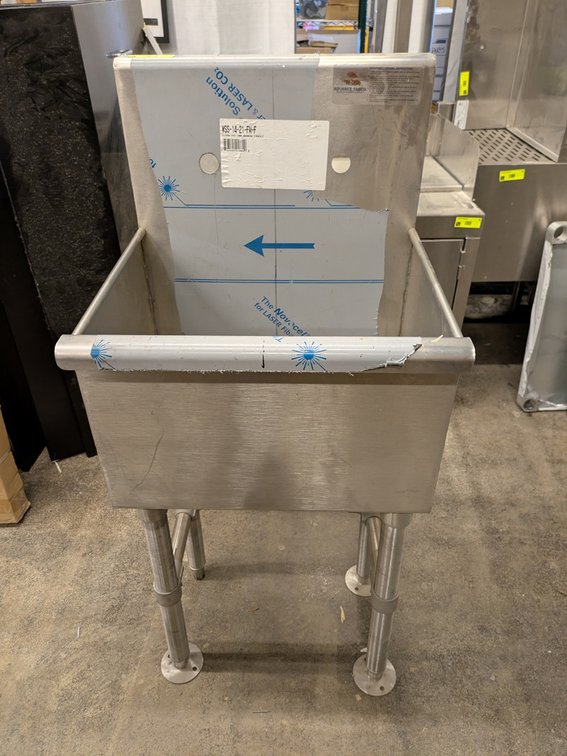 SS 1 Compartment Sink, 18"x17.5"x33"