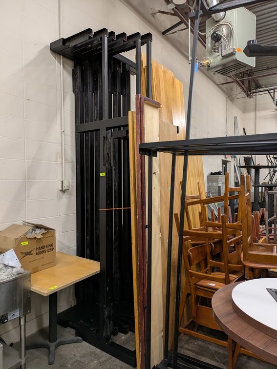 Metal Base/Wood Booth/Table System