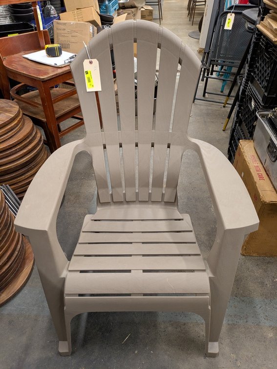 4 Poly Adirondak Chairs