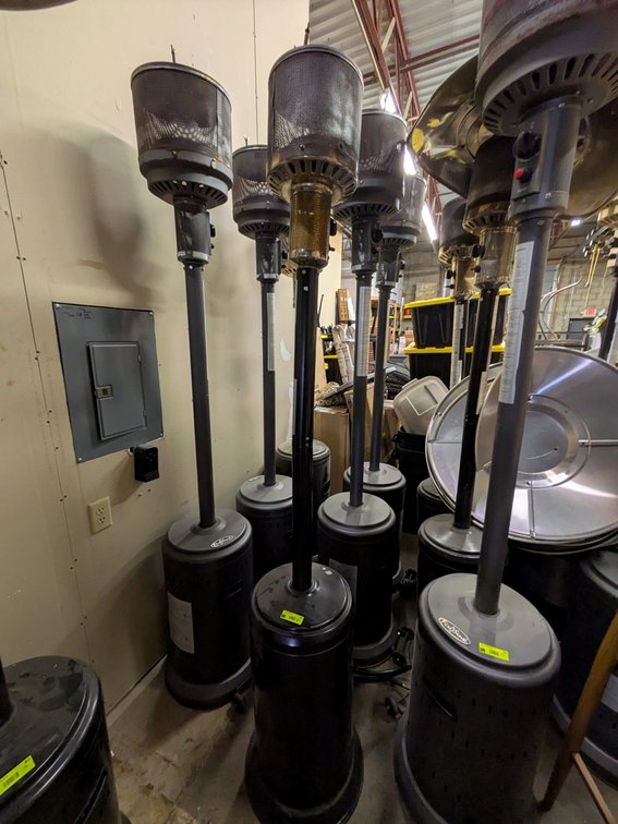 4 LP Patio Heaters