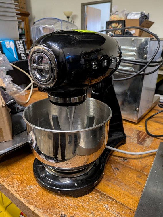 Smeg Stand Mixer, 3 Qt, Model SMF03BLUS