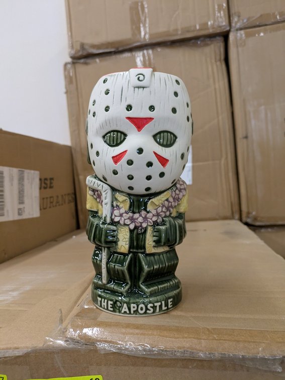 4 Cases of Apostle Supper Club Hockey Themed Tiki Mugs, 24 Per Case