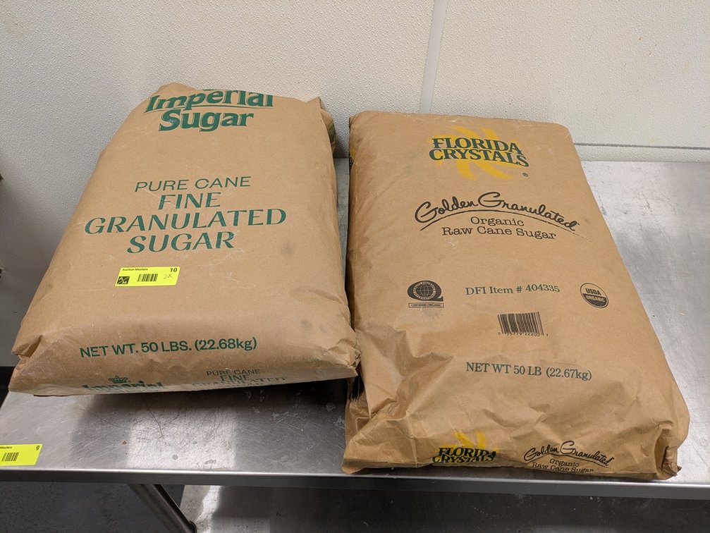 2 Bags Granulated Sugar, 50 Lbs. Each