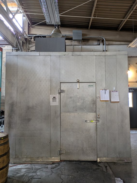 Kolpak Walk In Freezer, 8'x11'x9', Compressor on Top of Unit
