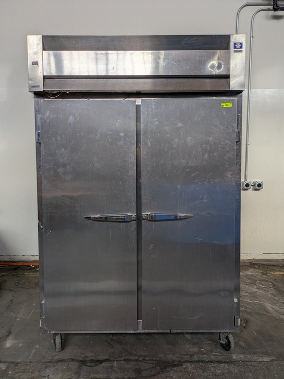 McCall 2 Door Refrigerator on Wheels, Model 1-11045C, 55"x33"x84", 115V