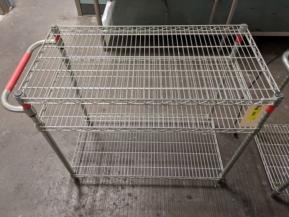 Wire 3 Tier Shelf, 36"x18"x30"