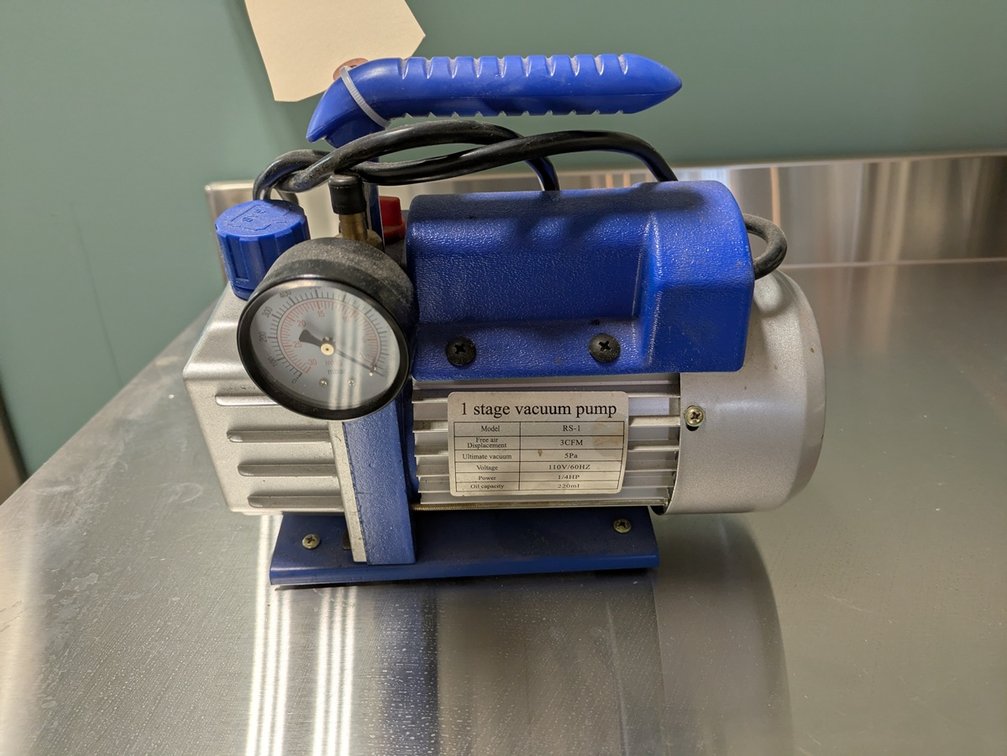 1 Stage Vacuum Pump, Model RS-1