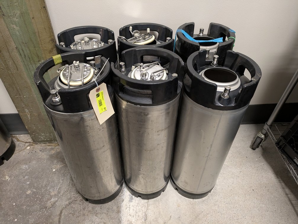 6 - 5 Gallon Kegs