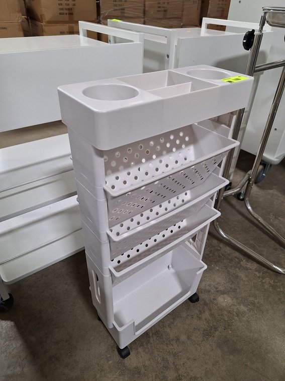Plastic 2 Sided Cart, 15"x6"x31"
