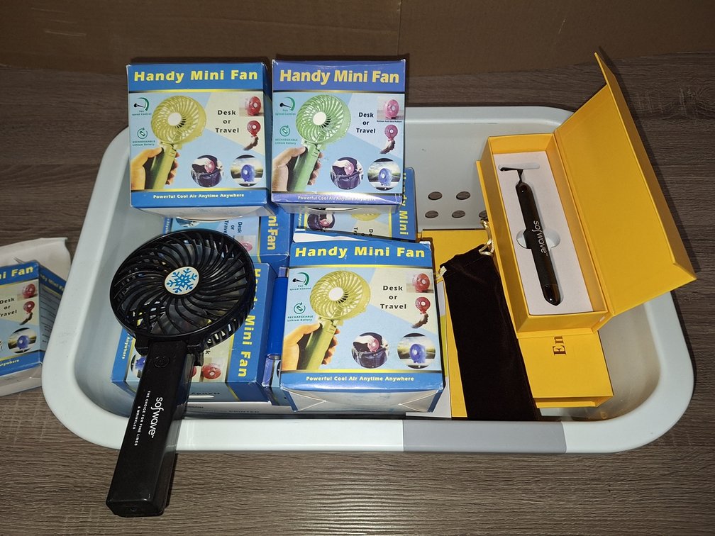 Assorted, Handy Mini Fans, Energy Beating Bars