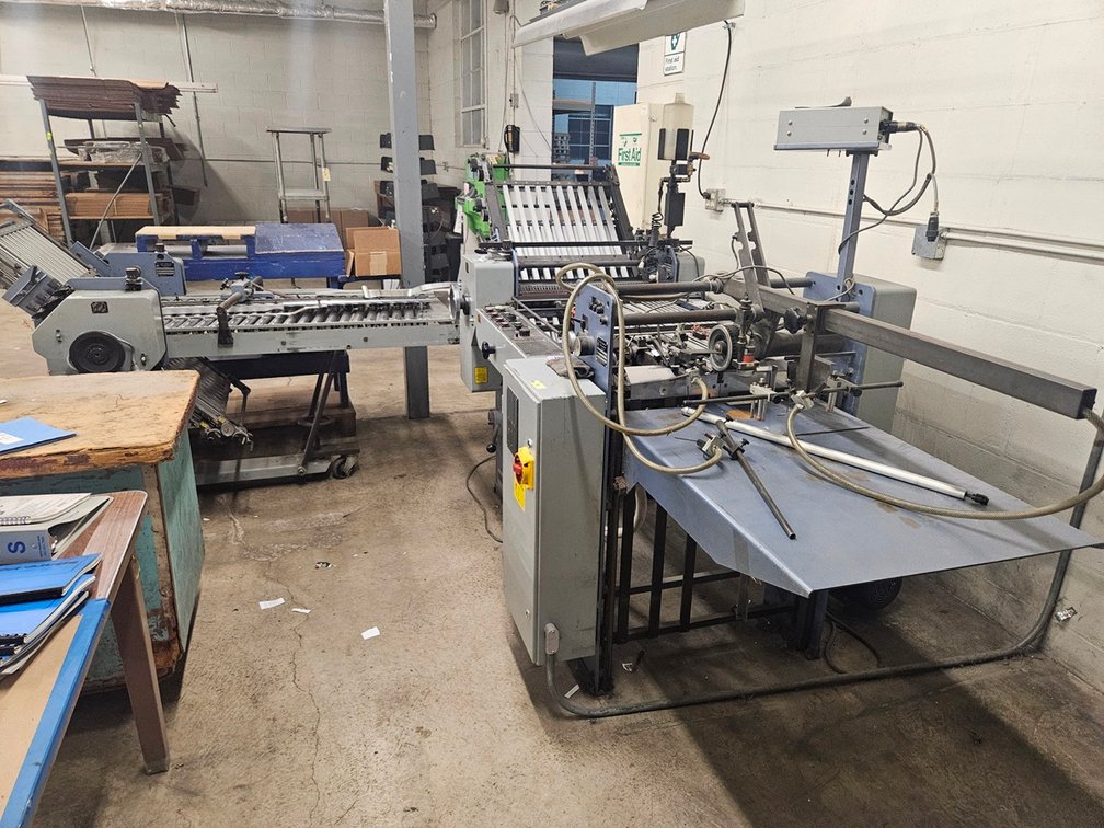 Stahl 2 Piece Folder, Model 38U98-163038, 208-230V, 3 PH