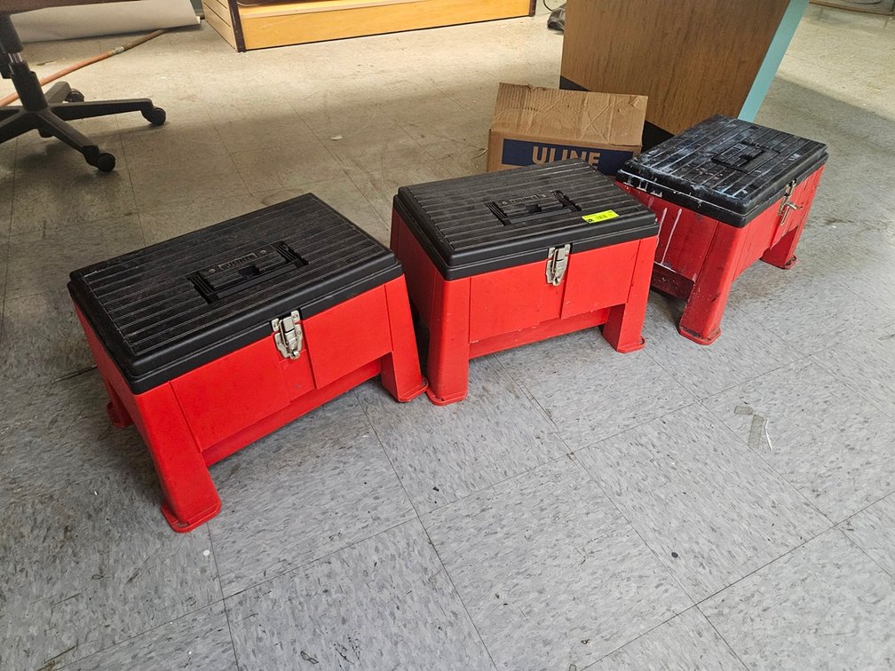 3 Poly Storage/Step Stools