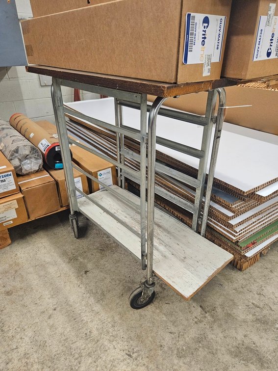 Metal Cart, 36"x18"x38"
