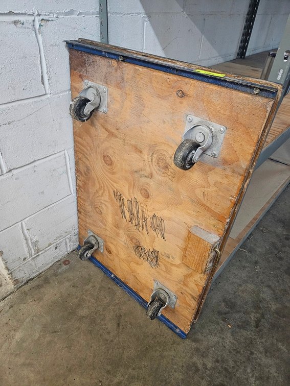 2 Wood Flat Carts