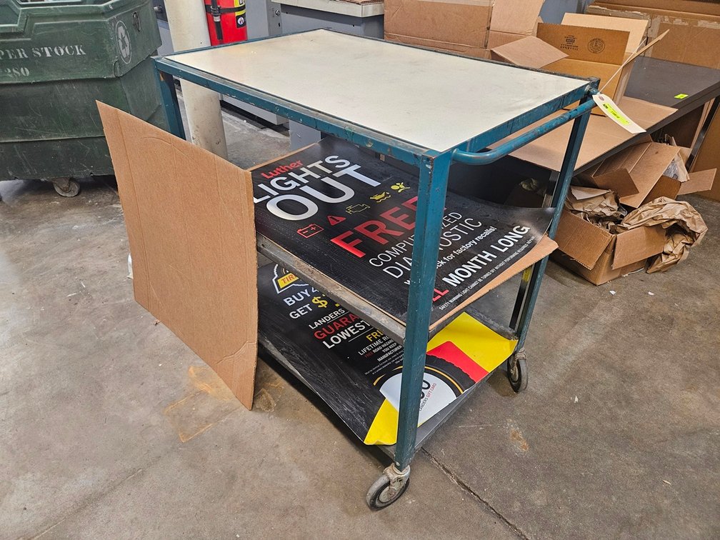 Metal 3 Tier Cart, 36"x25"x39"