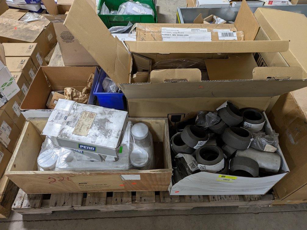 Pallet Assorted, Heat Exchange Transfer, Bitzer Controlled Injection Cooling Unit, Opto 22 Snap-Aova Analog Output Module, Bern Dual Pressure Control Range, More