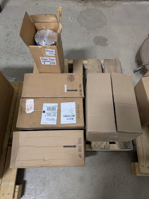 Pallet Assorted, Emerson Steel Filter Drier Shell, More
