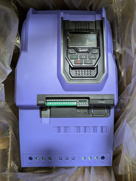 Invertek Variable Frequency Drive, 208V, 20 HP