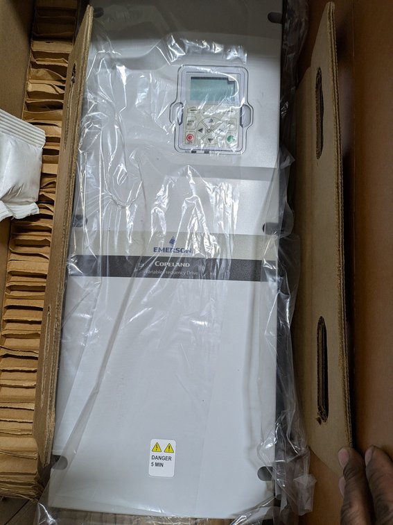 Emerson Variable Frequency Drive, 208V, 114A