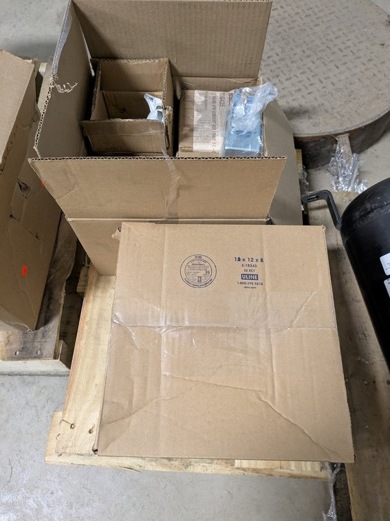 Pallet of CT M4CO VFD Conduit Box