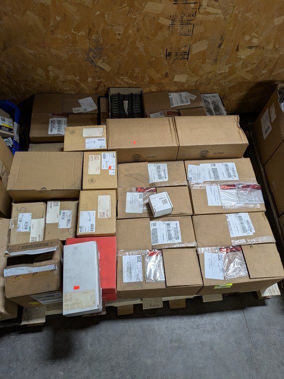 Pallet Assorted, Belimo Actuator, Emerson Stepper Valve Actuator, Schneider Electric Current Limiting Circuit Breaker, More
