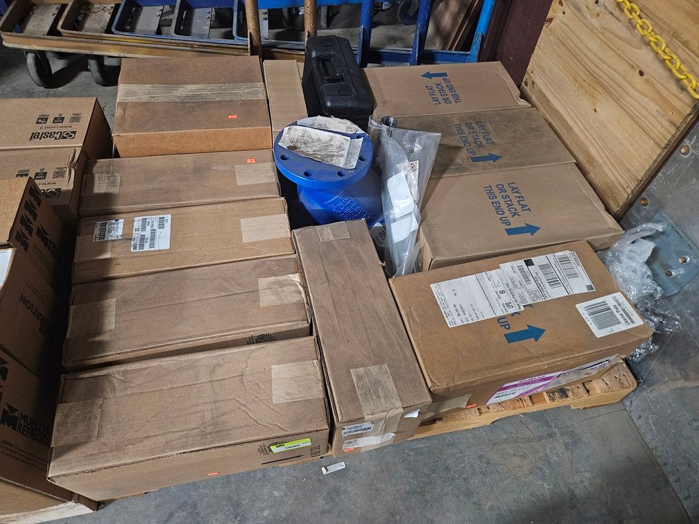 Pallet Assorted, Sporlan Suction Filters, STAS-096-13T Steel Take Apart Filters, More