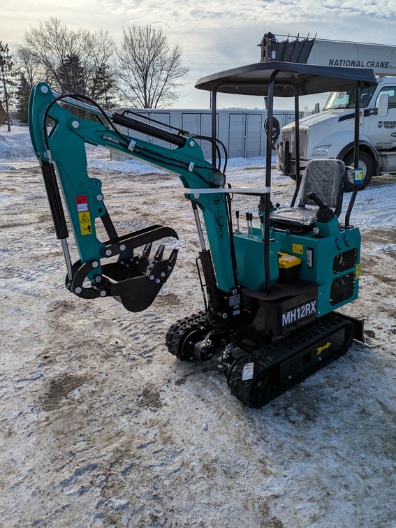 2025 CFG Mini Excavator, Model MH12RX, Unused