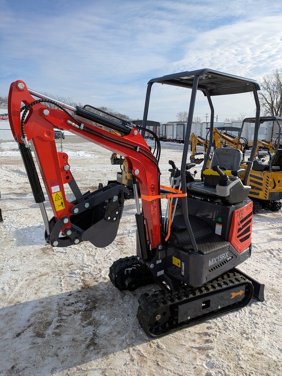 2025 CFG Mini Excavator, Model MX15RX, Unused