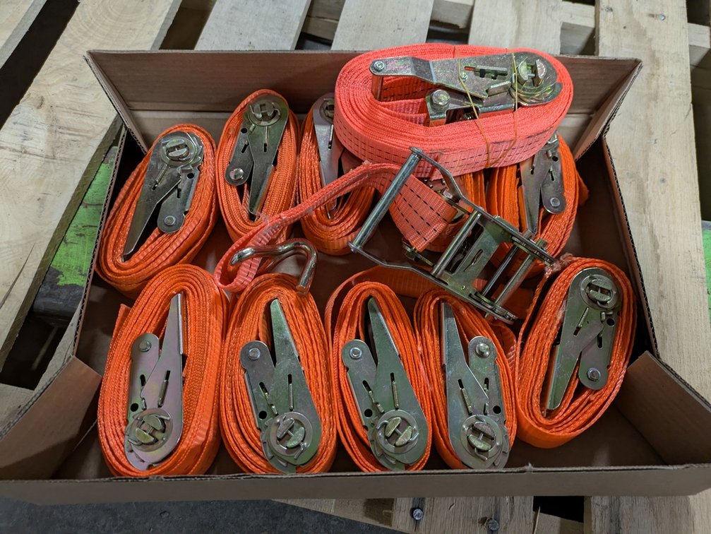 10 Assorted SDLANCH Ratchet Straps/Belt Binders