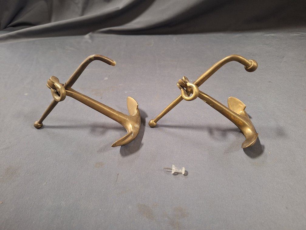 2 Brass Anchors