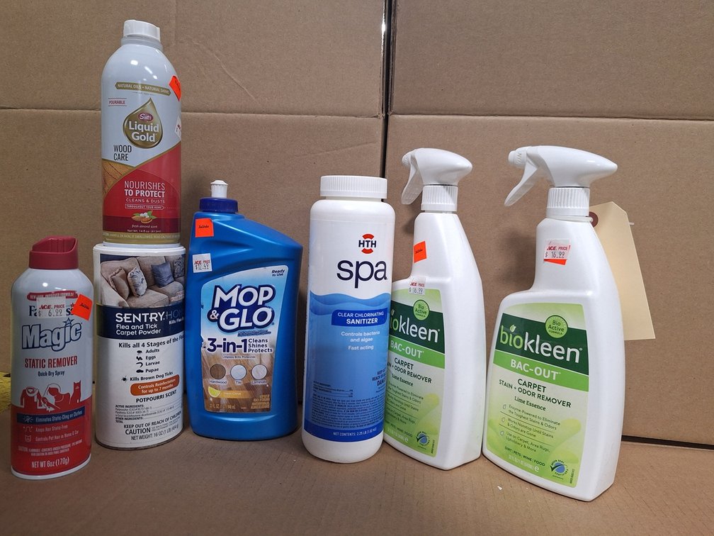 Bio Kleen Bac-Out Carpet Stain & Odor Remover, Mop & Glo 3-In-One Floor Cleaner and More