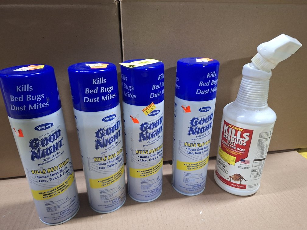 Assorted Bed Bugs Ticks & Fle Killers