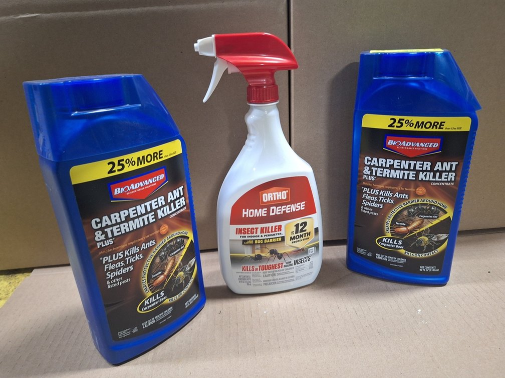 BioAdvanced Carpenter Ant/Termite Killer 40oz, and Ortho Home Defense Insect Killer 24oz