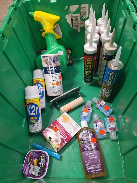 Assorted Sealant, Sentry Carpet Powder, Flea/Tick Shampoo, and More