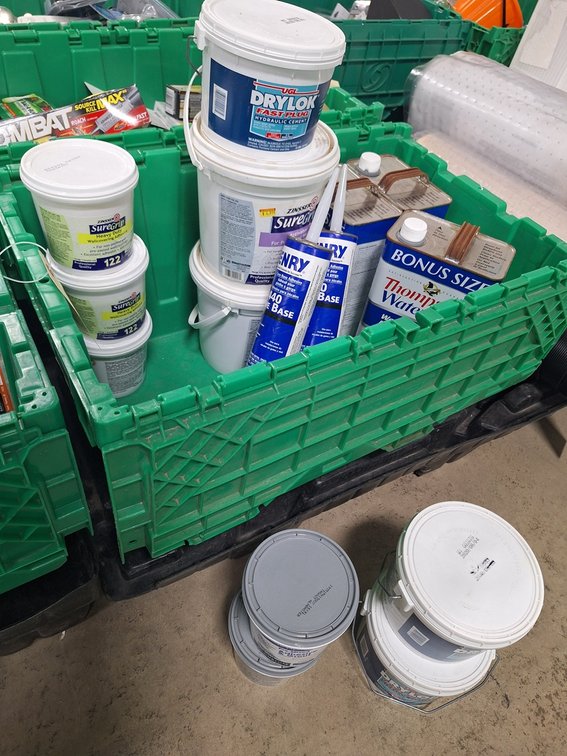 3 - Thompson's Water Seal 1.2GAL, 3 - Hydraulic Cement 4LBS, and More