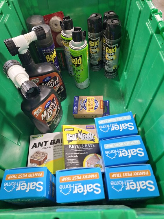 Safer Home Pantry Pest Traps, Raid Yard Guard, Mosquito Fogger, Bat Magic Repels, More