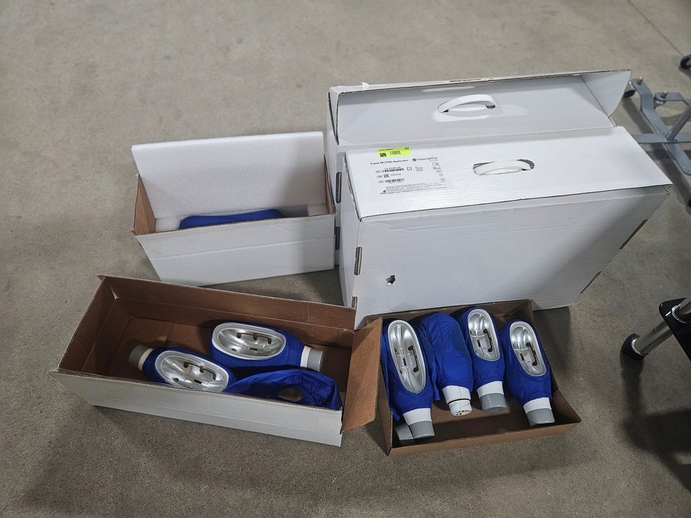 9 Pc. Coolsculpting Elite Applicator Set: Surface 150, Curve 80, Curve 240, 2 - Curved 150, 2 - Curved 120, F165 and F125