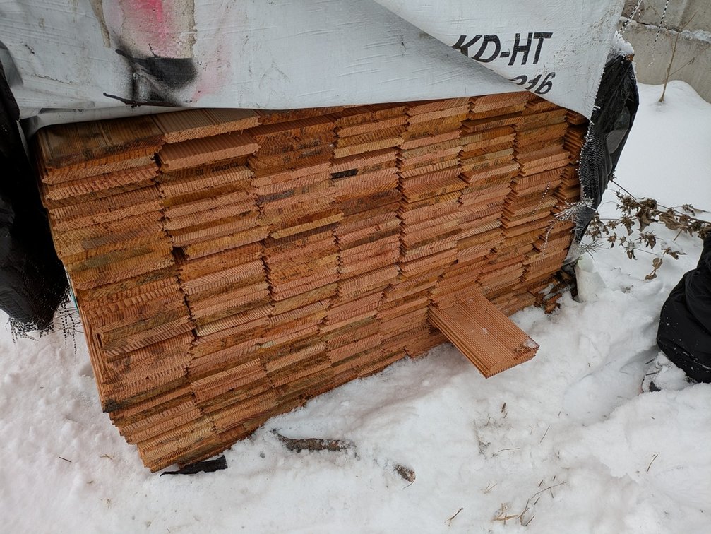 Douglas Fir 5/8"x6" Tongue and Groove Bead Ceiling KD Outs, 1038 Sq. Ft., 2431 Linear Feet, 6' to 10' Lengths