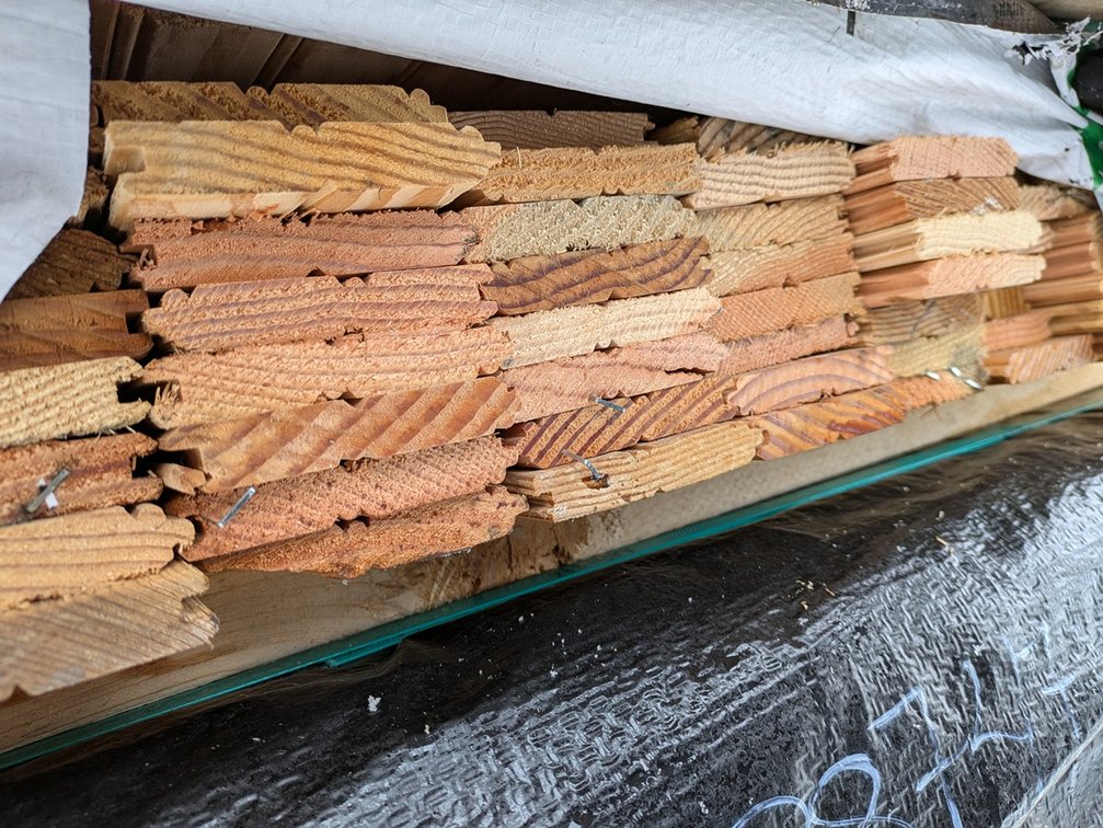 Douglas Fir 5/8"x4" Tongue and Groove Bead Ceiling KD Outs, 127 Sq. Ft., 488 Linear Feet, 4' Lengths