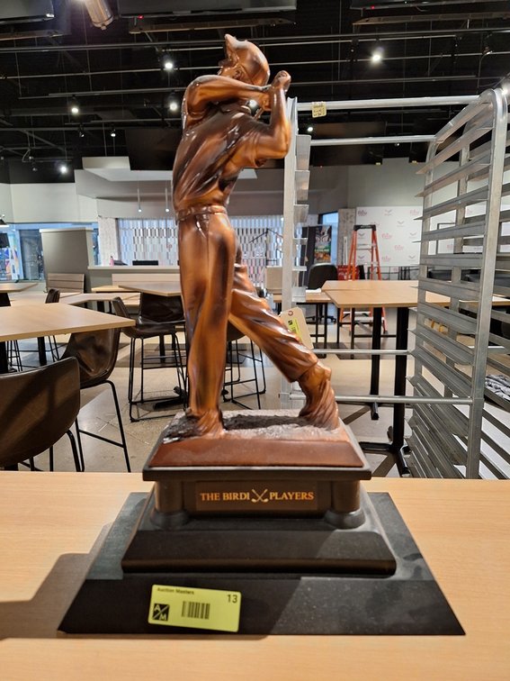 The Birdi Players Statue, 17" Tall