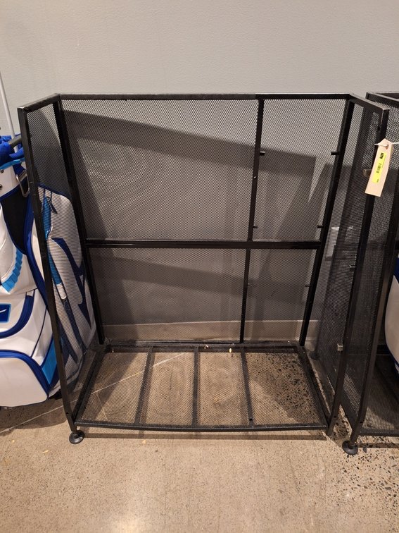 Metal Golf Bag Rack, 32"x15"x39"