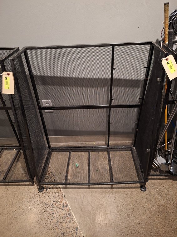 Metal Golf Bag Rack, 32"x15"x39"
