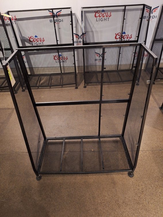 Metal Golf Bag Rack, 32"x15"x39"