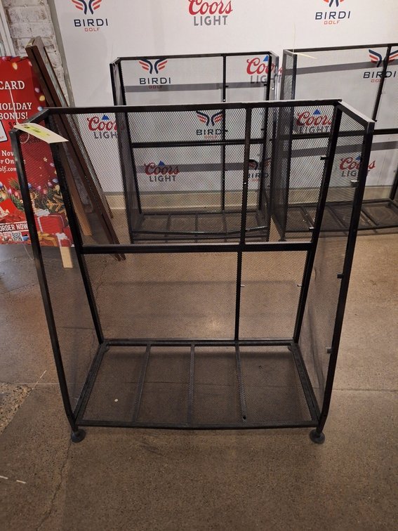 Metal Golf Bag Rack, 32"x15"x39"