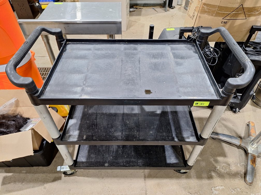 Poly 3 Tier Cart, 32"x20"x34"